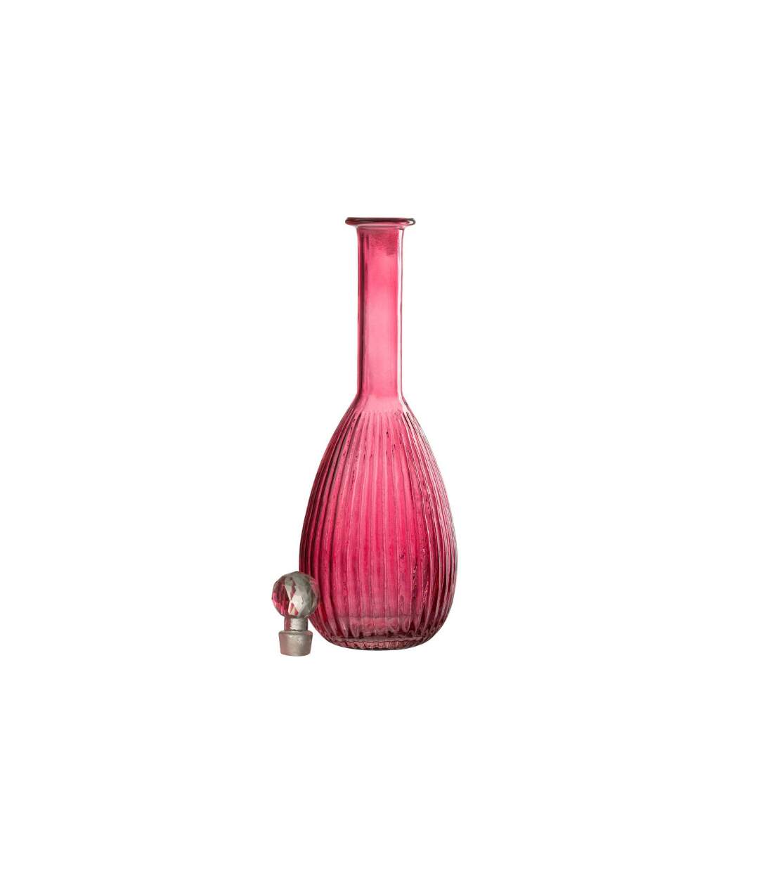 Carafe en Verre Lignes Anastasia 39cm Rouge