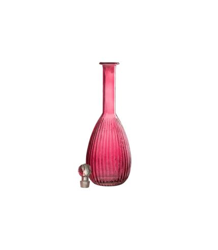 Carafe en Verre Lignes Anastasia 39cm Rouge