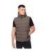 Doudoune Sans Manches Motif/style En Relief Kampleys Homme Olive Foncé Crosshatch-1