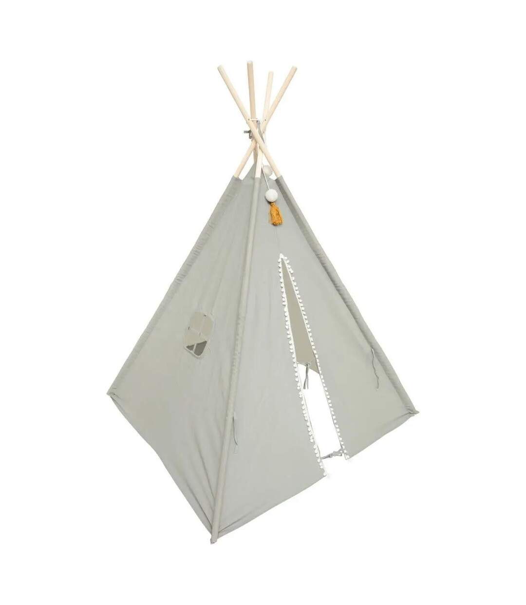 Tipi Déco Enfant Wapi 160cm Bleu-1