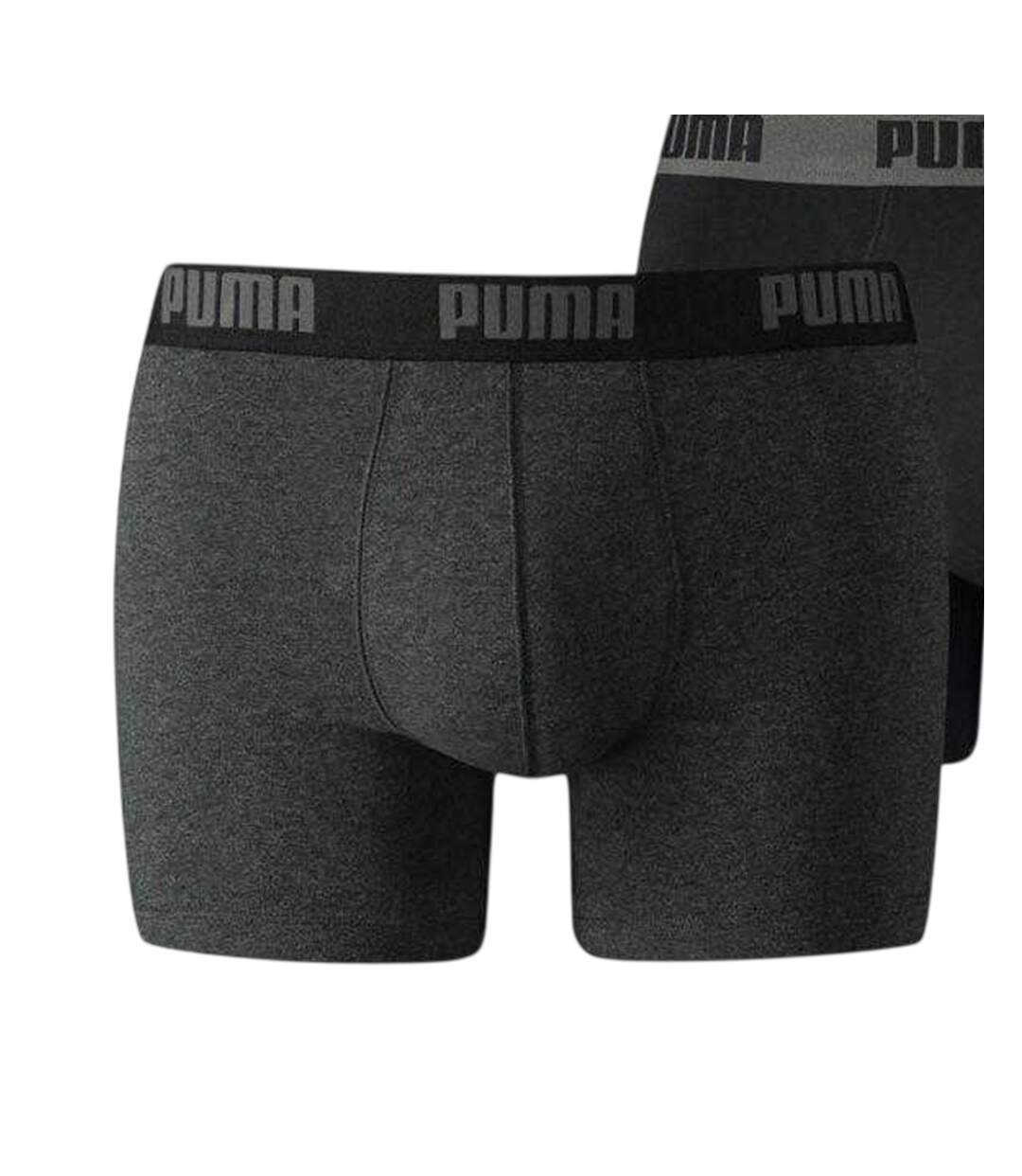 Lot De 2  Boxers Homme Noir Anthracite Puma-2