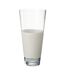 Vase Déco en Verre Delph 45cm Transparent & Blanc-1