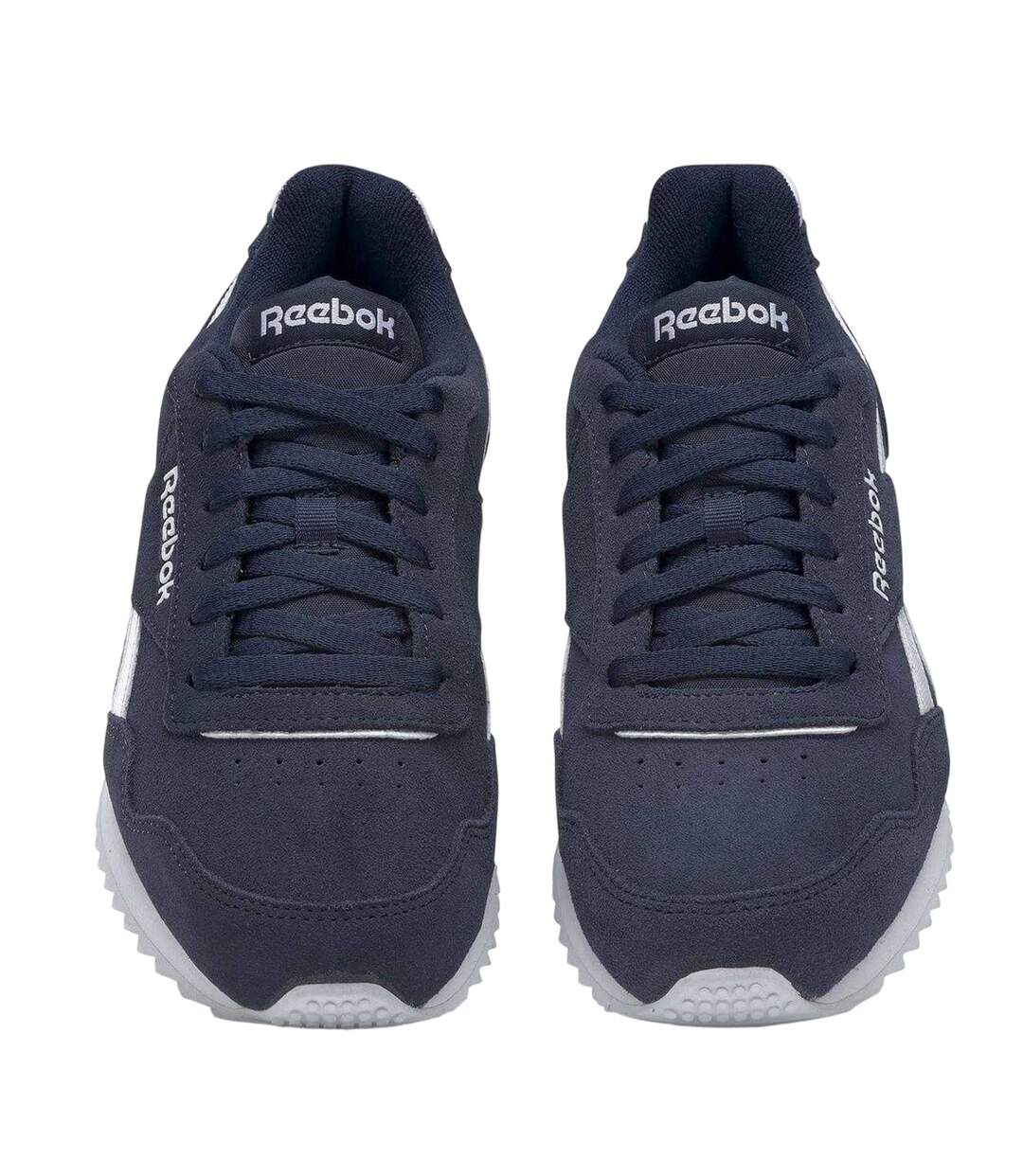Mens Royal Glide Ripple Suede Trainers Navy White Reebok-3