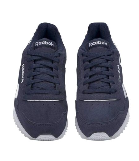 Mens Royal Glide Ripple Suede Trainers Navy White Reebok