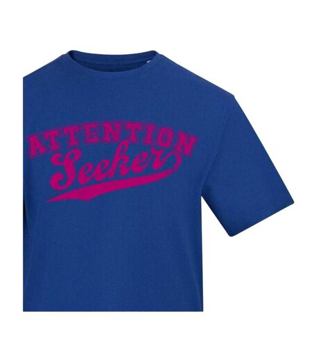 Mens Attention Seeker T-shirt Blue AWD