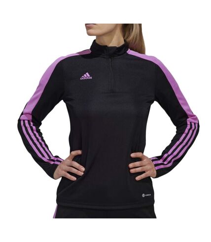 Veste de survêtement Noire Femme Adidas Tiro - S