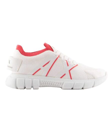 Baskets Motif/style Contrasté Femme Blanc Rose Armani Exchange