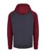 Mens Basic Raglan Hoodie Marine Bourgogne Build Your Brand-2