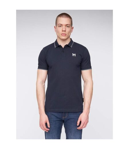 Polo henflare homme noir Henleys Henleys