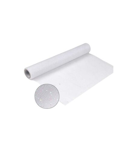 Chemin de Table Jetable Tulle 30cmx5m Blanc