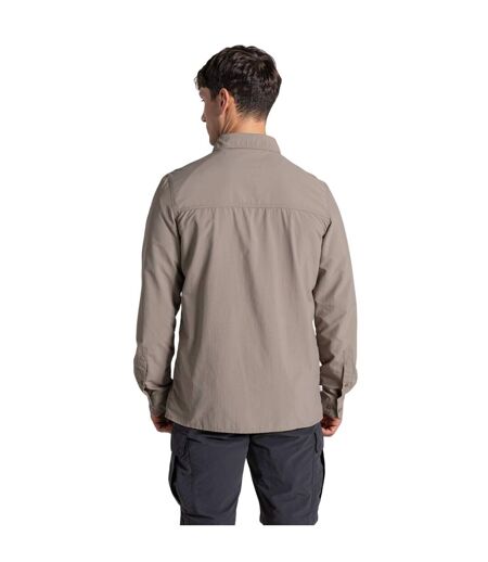 Chemise Loukkos Homme Beige Craghoppers