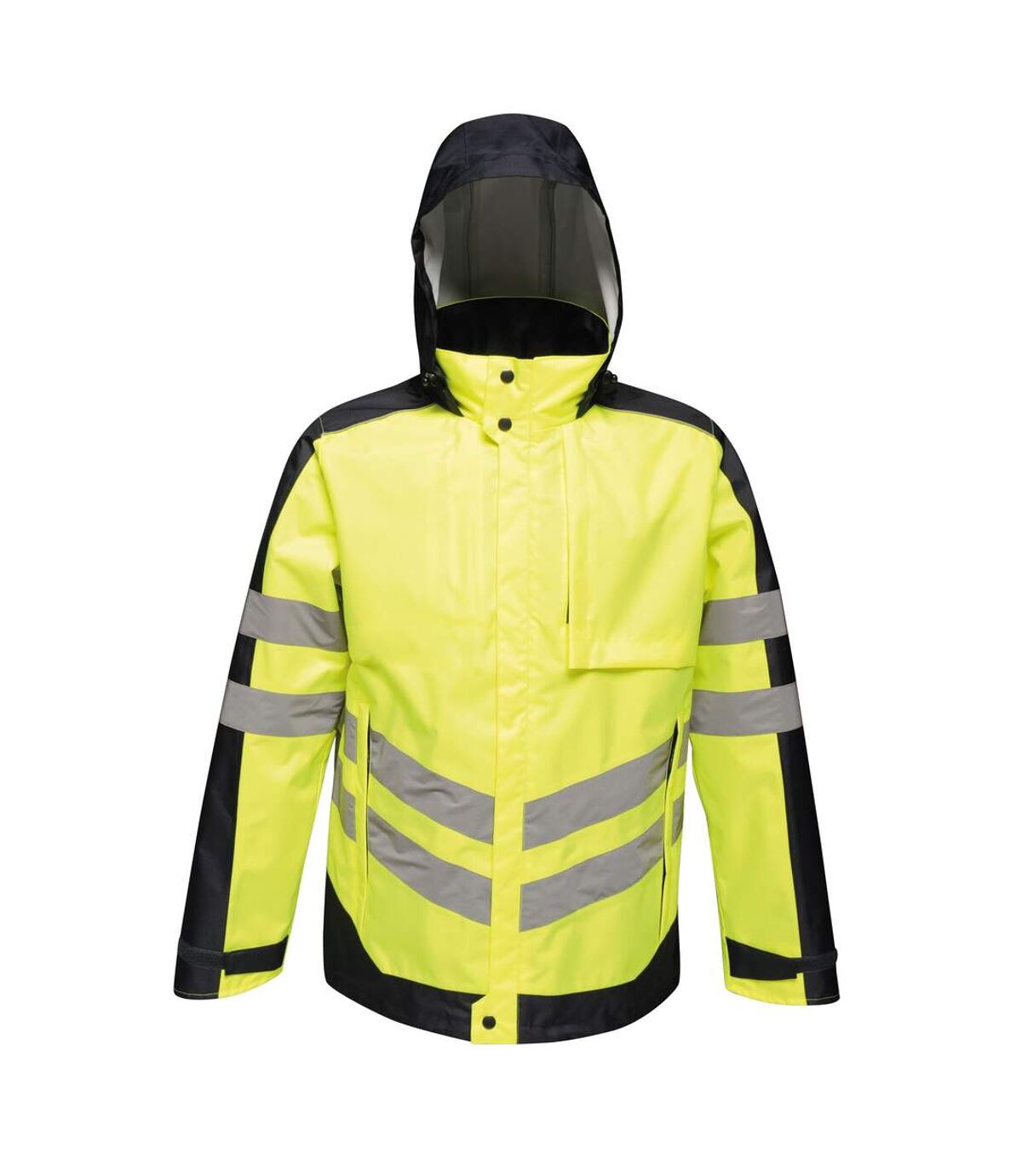 Regatta Mens Hi-Vis Waterproof Insulated Reflective Jacket (Yellow/Navy)