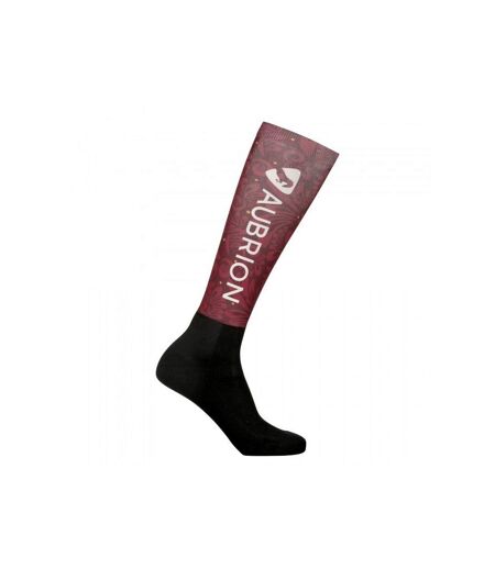 Chaussettes hyde park adulte rouge Aubrion