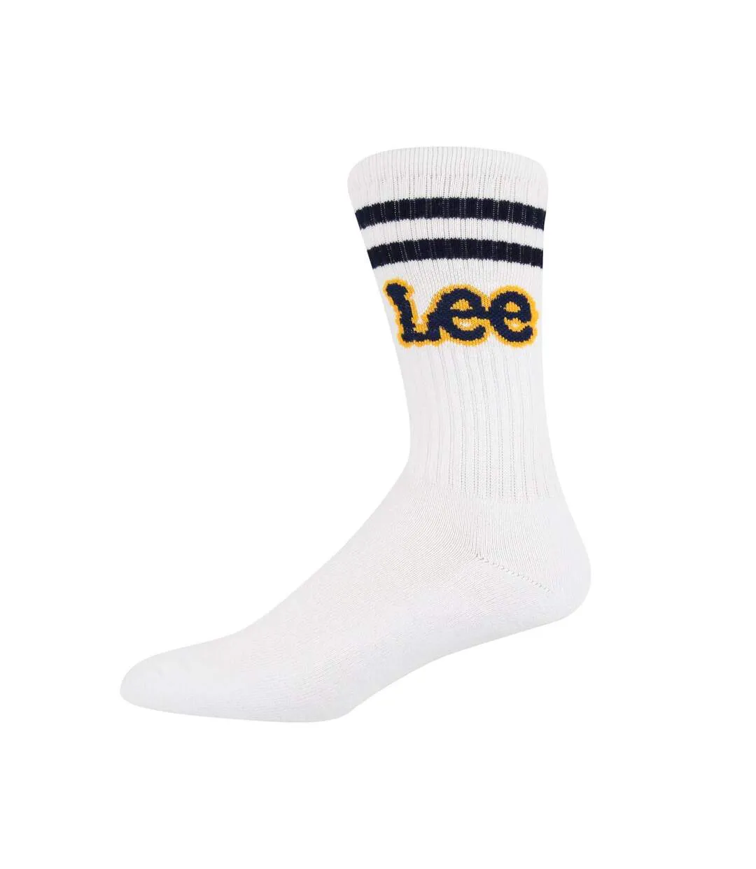 Pack Of 3  Mens Erskin Crew Socks  Navy White Grey Lee-4
