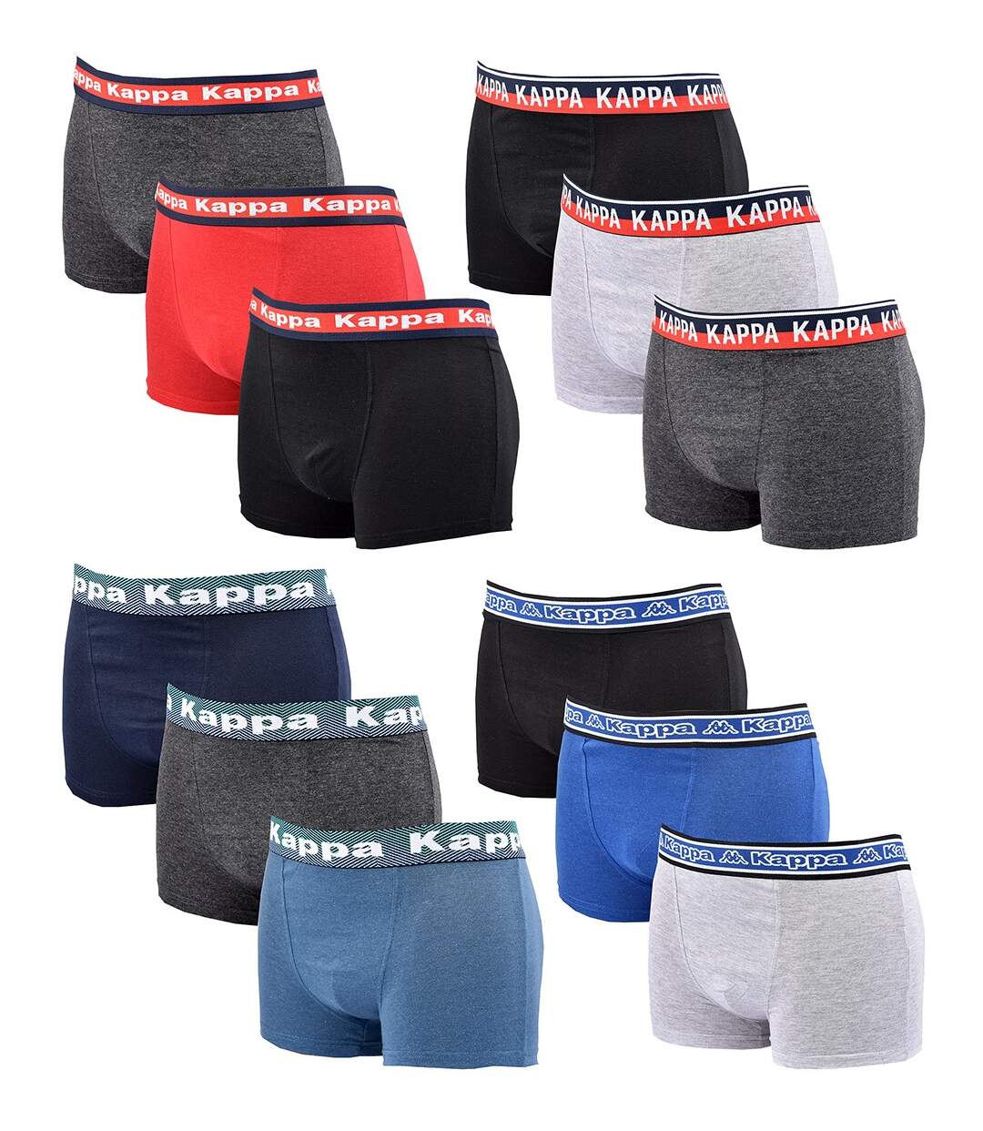 Boxer homme KAPPA Pack de 12 Boxers 891 190