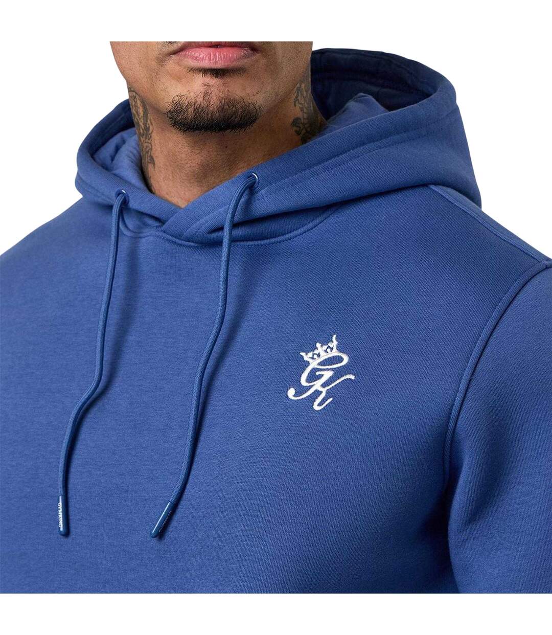 Mens Pullover Hoodie Blueprint Gym King-3