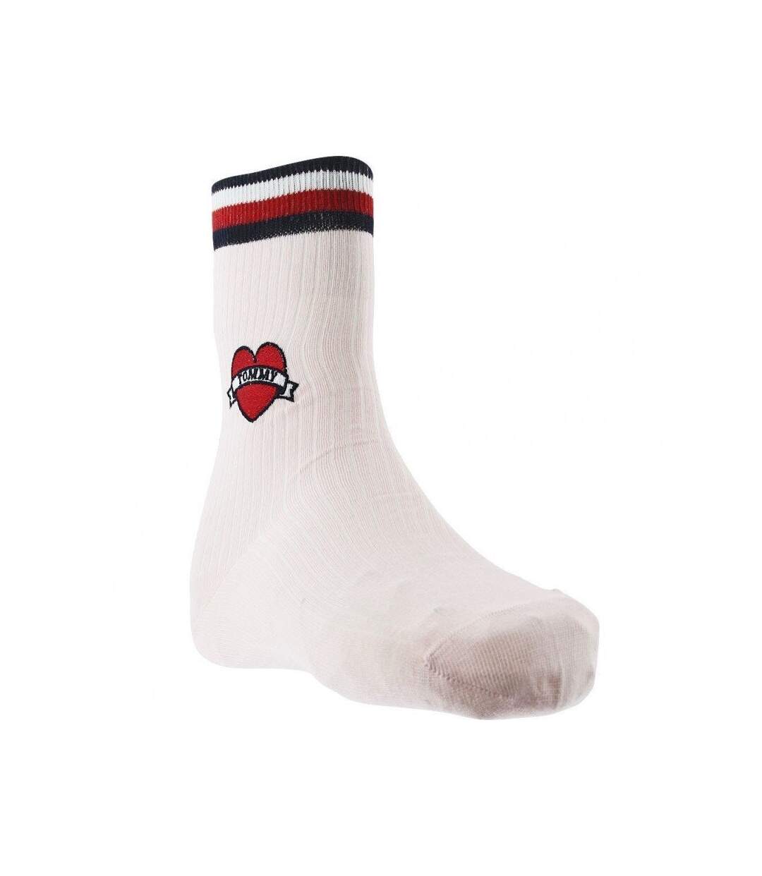 TOMMY HILFIGER Chaussettes Femme Coton LOVEPATCHES Rose pâle-2