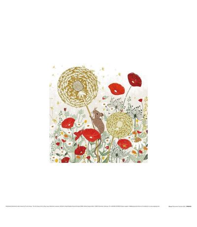 Summer Thornton - Imprimé WOODLAND NATURE (Vert / Rouge / Jaune) (40 cm x 40 cm) - UTPM7865