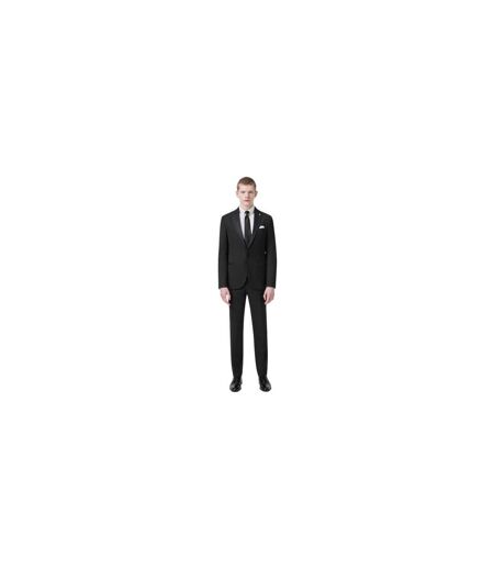 Mens Kingdon Slim Tuxedo Trousers Black Twisted Tailor