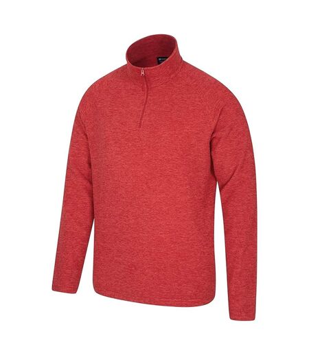 Mountain Warehouse Mens Snowdon II Fleece Top (Red) - UTMW1537