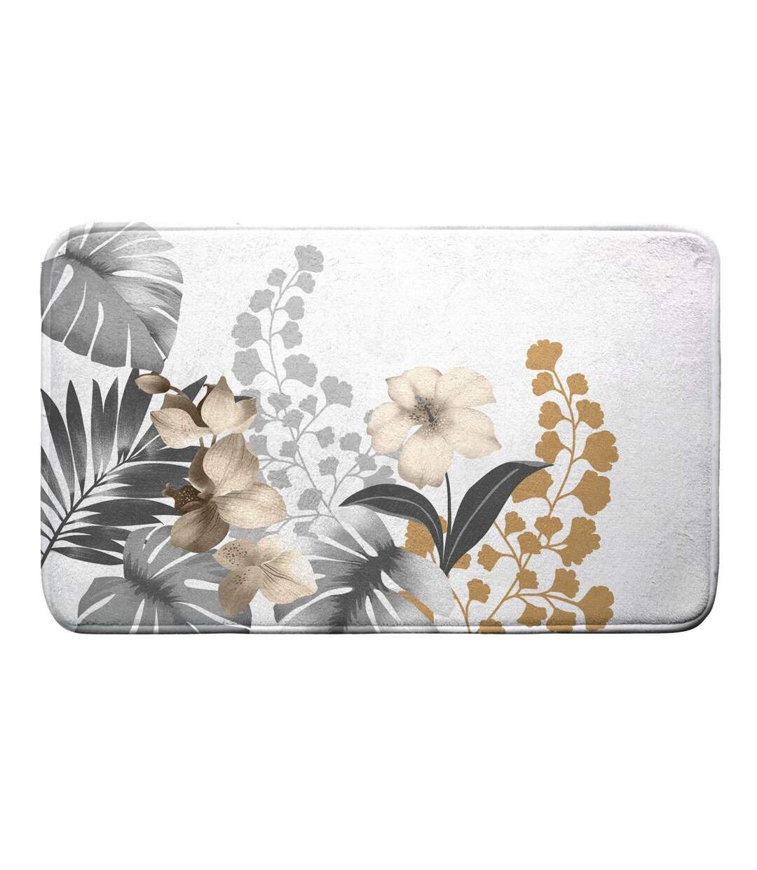 Tapis de Bain Kelly 45x75cm Blanc-1