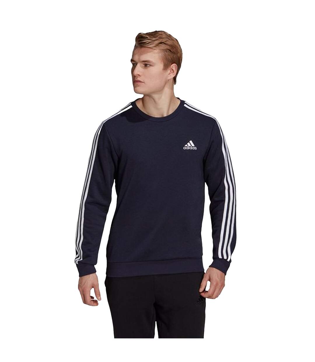 Sweat Essentials Homme Bleu Marine Foncé Adidas-2