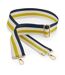 Bandoulière pour sac - BG765 - marine - beige oyster et jaune-2