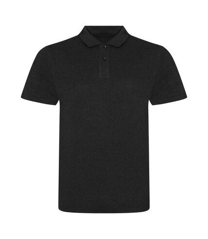 Awdis Mens Heather Triblend Polo Shirt (Black) - UTRW10117
