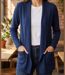 Gilet Femme Maille Tendance PULF2005D – Douceur & Coupe Cocooning-1