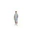 Mens Ribbed Quarter Zip Short-sleeved Polo Shirt Duck Egg Blue Brave Soul-1