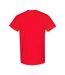 Pack Of 5  Mens Heavy Cotton Short Sleeve T-shirt  Red Gildan-2