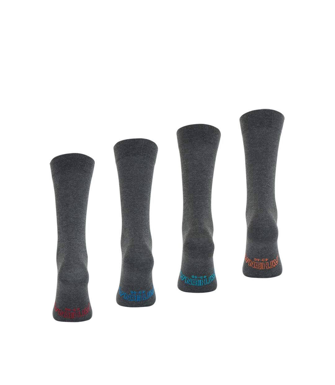 Lot de 4 paires de chaussettes hautes crew Ecopack