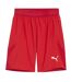 Mens Teamfinal Football Shorts Red White Puma-1