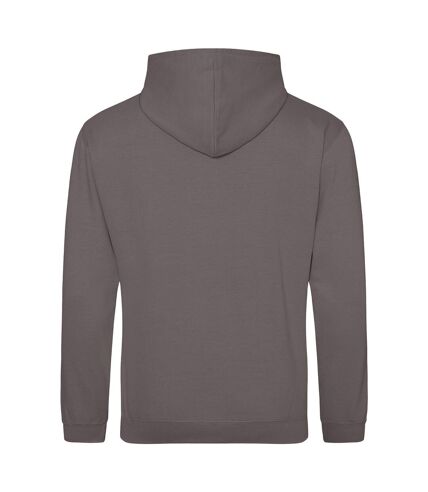 Awdis Unisex College Hooded Sweatshirt / Hoodie (Steel Gray) - UTRW164