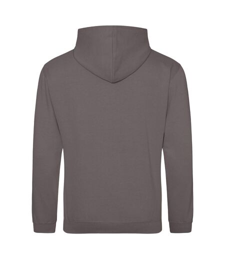 Awdis Unisex College Hooded Sweatshirt / Hoodie (Steel Gray) - UTRW164