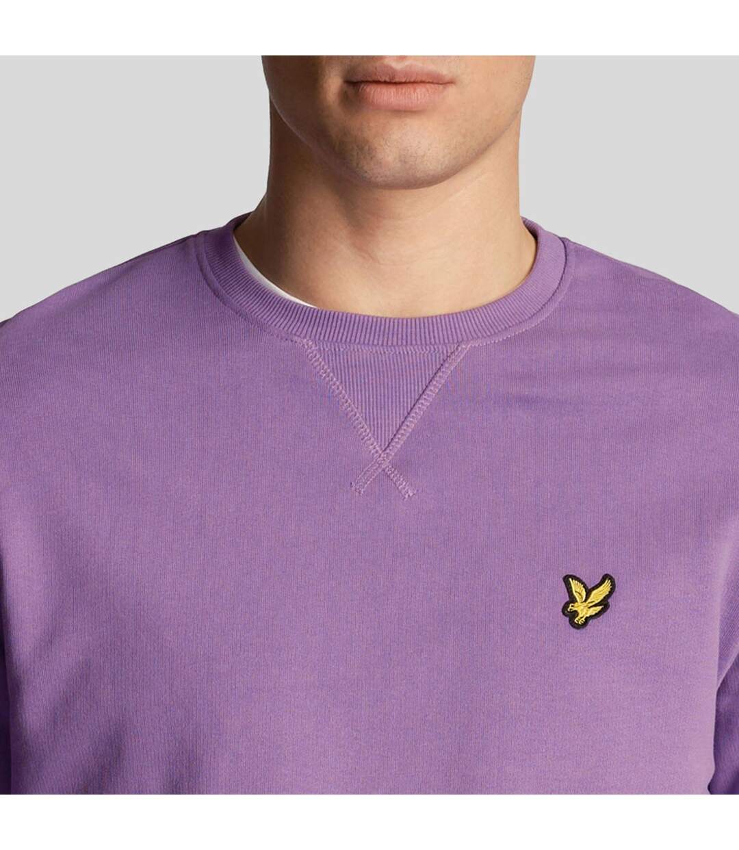 Sweat Homme Violet Clair Lyle & Scott-4