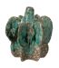 Vase Déco en Céramique Naga 15cm Bleu Azur-1
