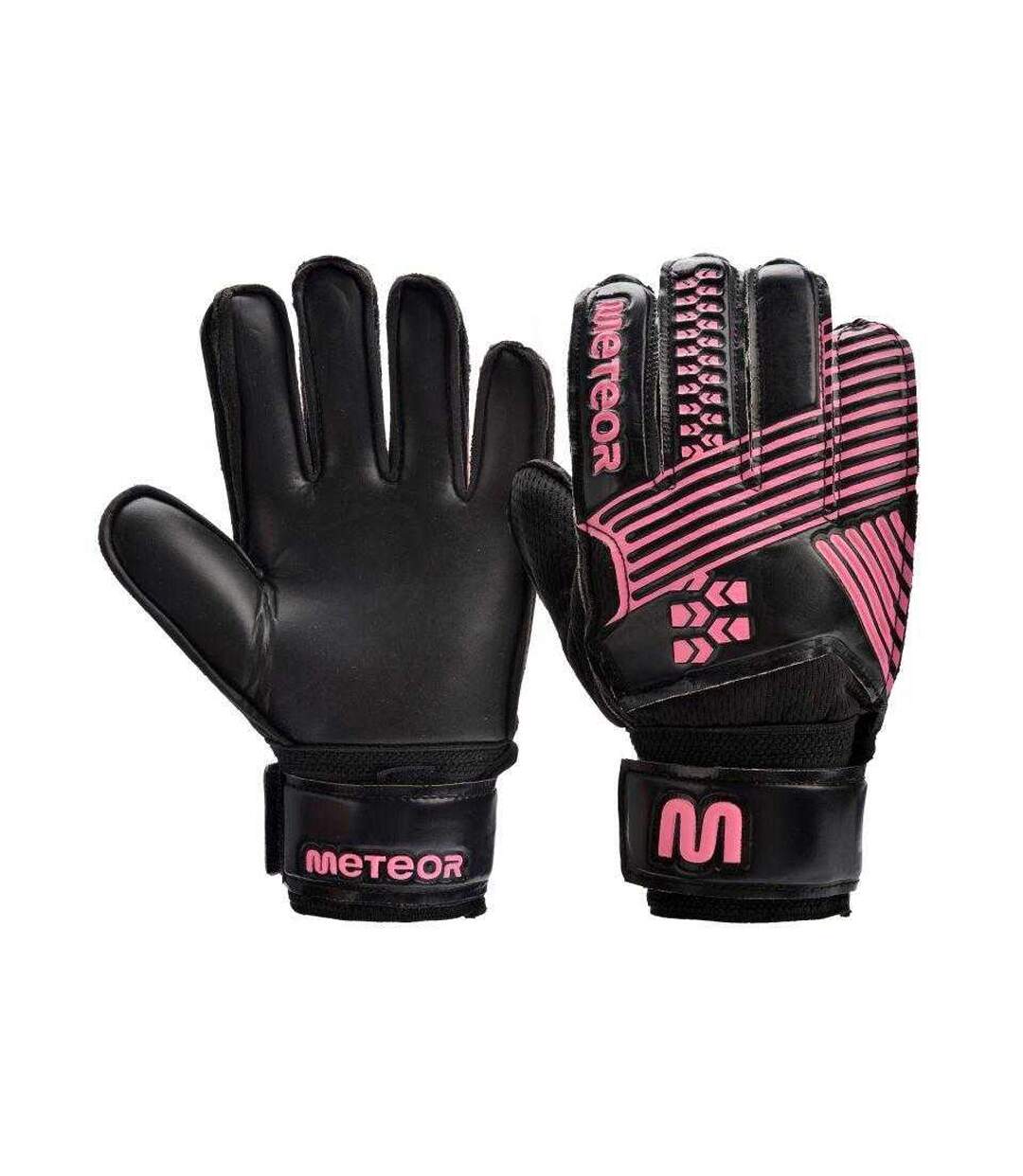 Gants De Gardien De But Entraînement Catch Adulte Rose Meteor-3