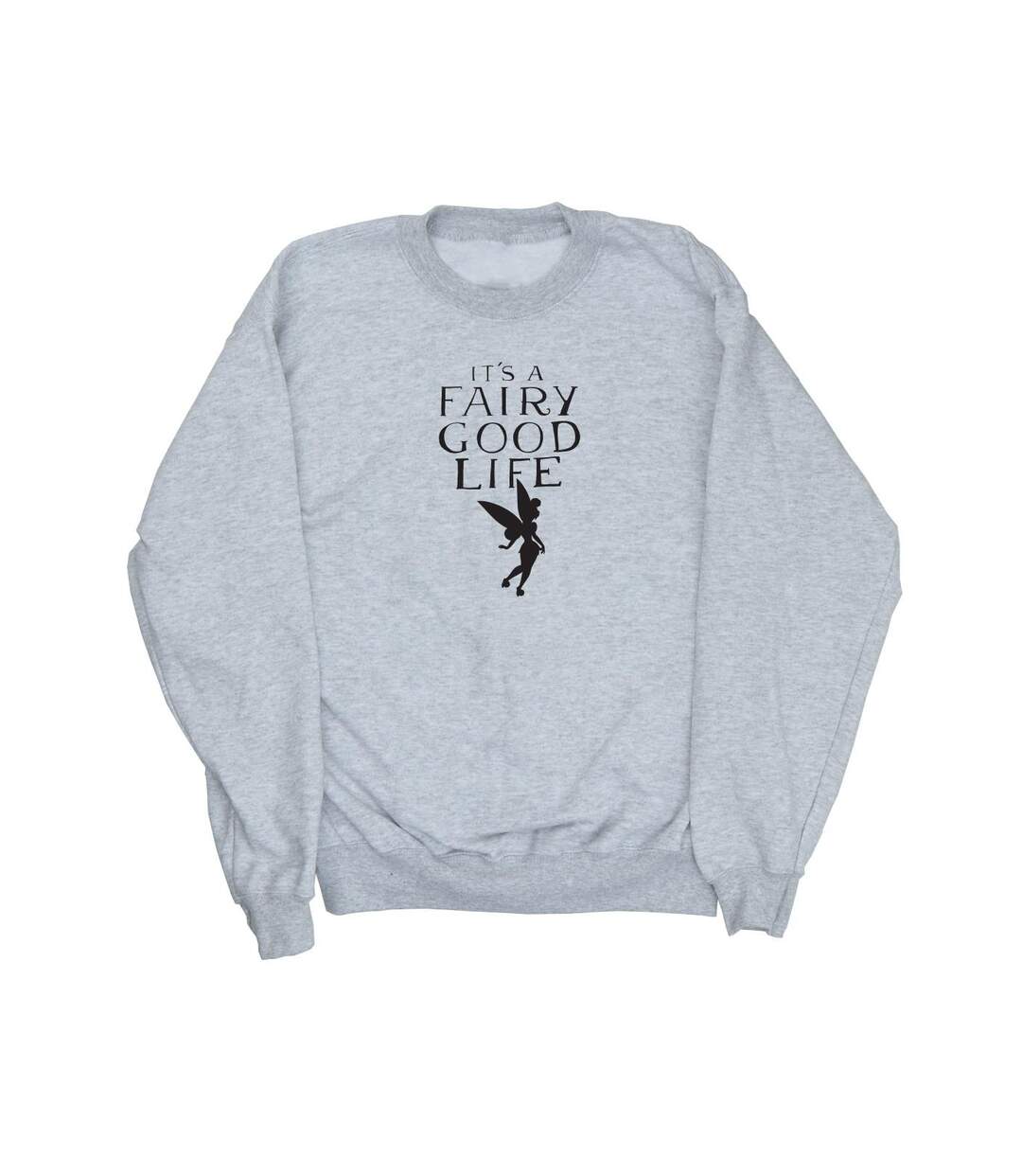 Disney Sweatshirt Femme/Ladies Tinkerbell Fairy Good Life (Gris sportif) - UTBI41004-1