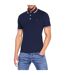 Mens Slim Short-sleeved Polo Shirt Navy Blazer Jack And Jones-4