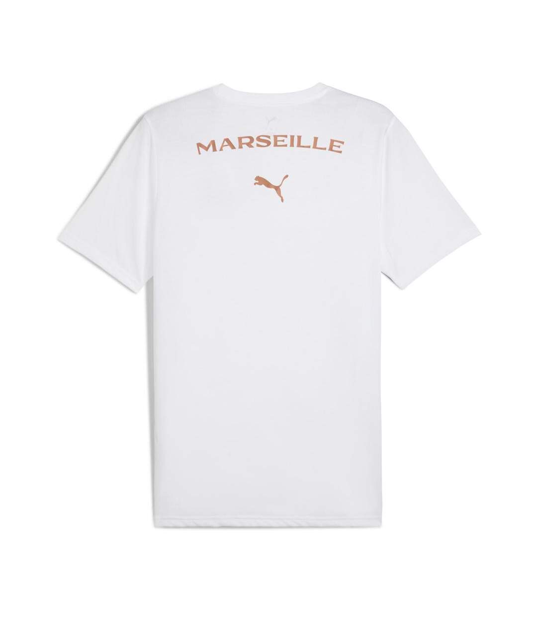 OM t-shirt blanc/bleu homme puma casuals-2
