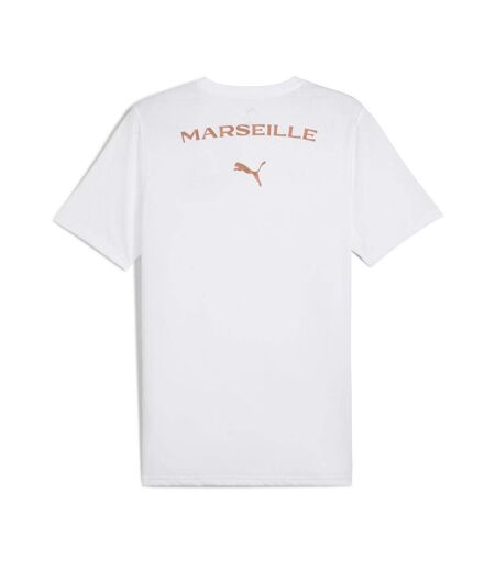 OM t-shirt blanc/bleu homme puma casuals