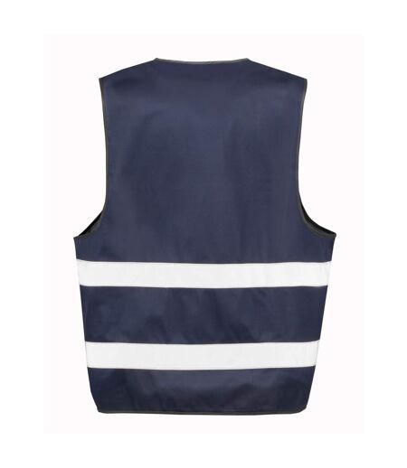 Gilet haute visibilité core enhanced adulte bleu marine SAFE-GUARD by Result