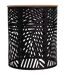 2 Tables d'appoint design métal bois Contempo - Noir-3