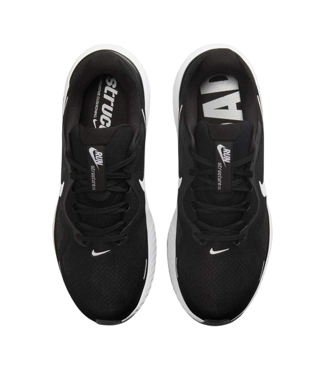 Mens 26 Trainers Black White Nike-3