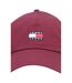 Casquette De Baseball Motif/style Logo Brodé Homme Bordeaux Tommy Jeans-3
