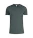 T-shirt Homme Gris Foncé Clique-1
