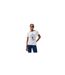 T-shirt Motif/style Signature Femme Blanc Karl Lagerfeld-1