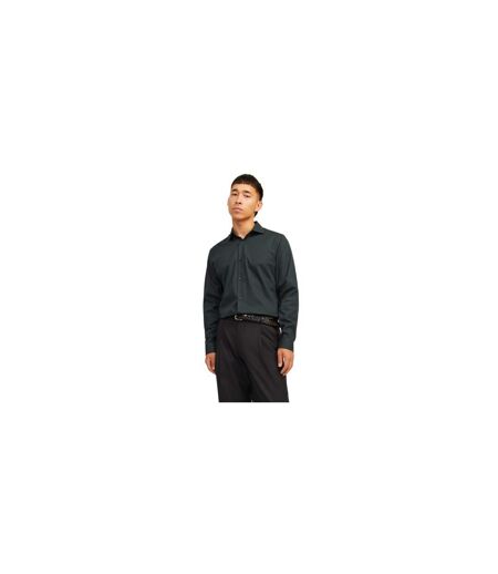 Chemise Manches Longues Parker Homme Vert Foncé Jack And Jones