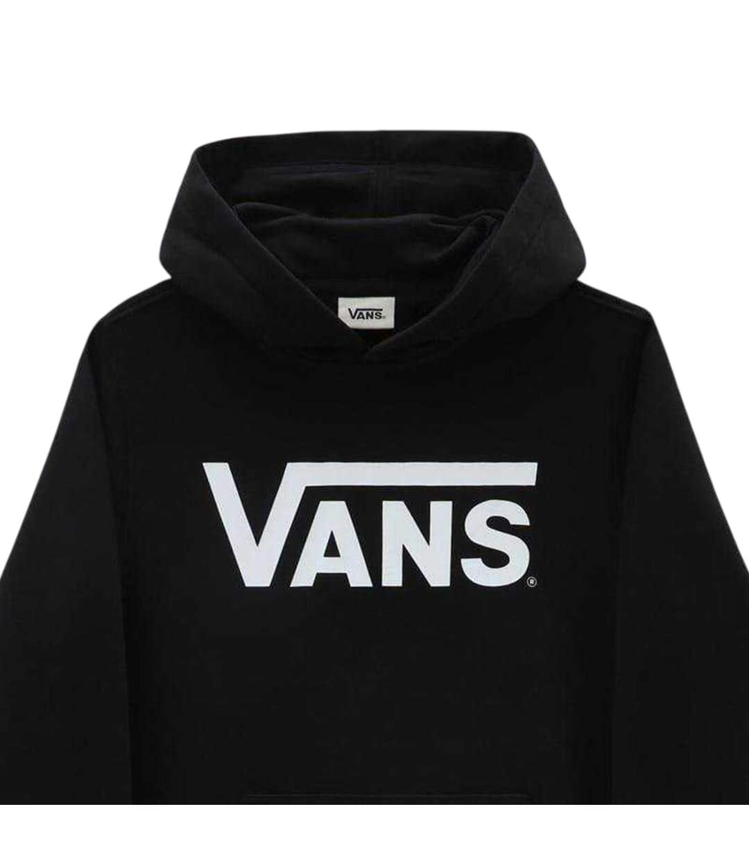 Teen Classic Logo Hooded Hoodie Black Vans-3